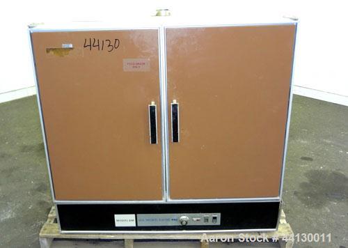 Used Precision Scientific Gravity Convection Incubator, Model 6M, 321 Stainless Steel. Approximate 10 Cubic feet. Temperature range to approximate 70 degrees C. Chamber approximate 36” long x 17-1/2”...