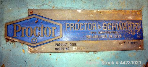Used Stainless Steel Proctor & Schwartz Gas Heated Lab Tray Dryer, Model 062