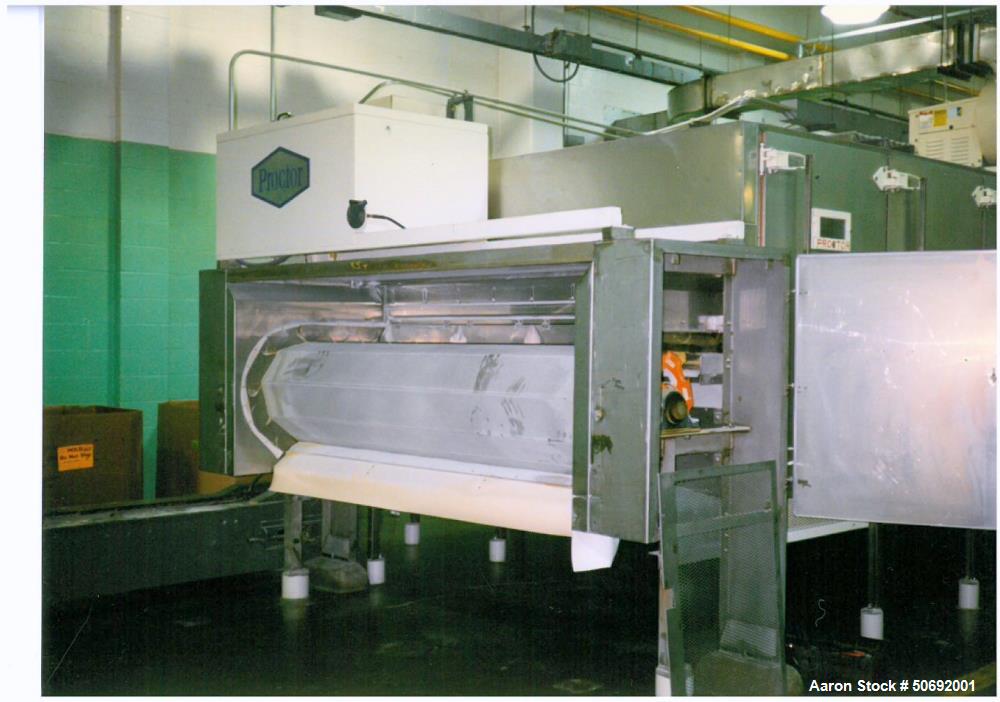 Used Proctor Schwarz Natural Gas Flat Bed Drying System