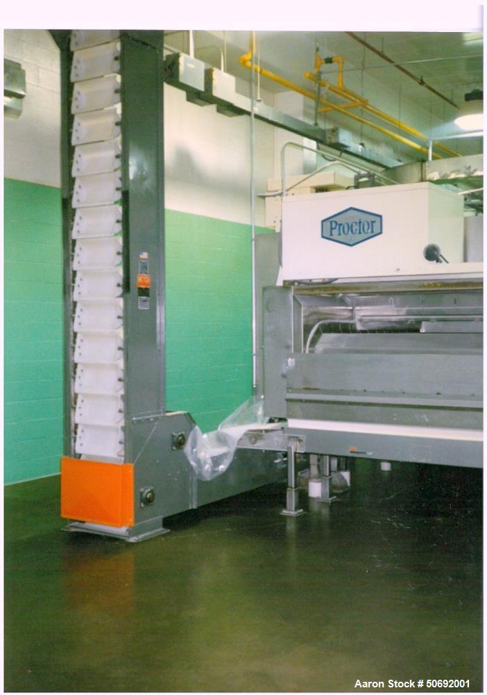 Used- Proctor Schwarz Natural Gas Flat Bed Drying System