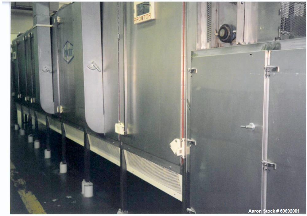 Used Proctor Schwarz Natural Gas Flat Bed Drying System