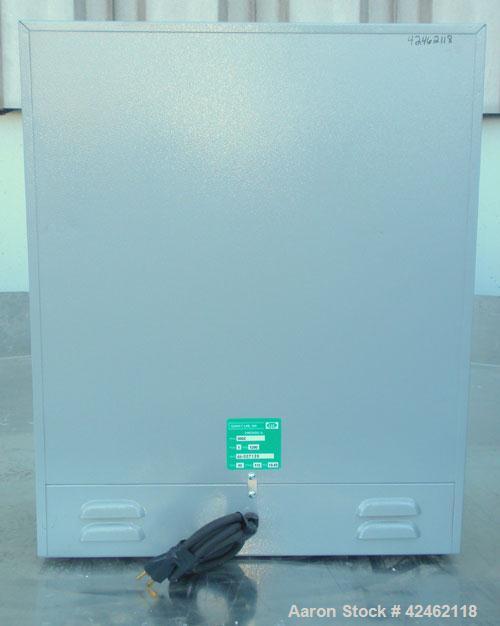 Used Quincy GC Series Lab Oven, Model 30GC, Carbon Steel. Temerature range 450 deg.f. (232 c). 1/60/115 volt, 1200 watts. Chamber 2 cubic feet, 18’’ wide x 15.63’’ tall x 12’’ deep. Hinged front door.