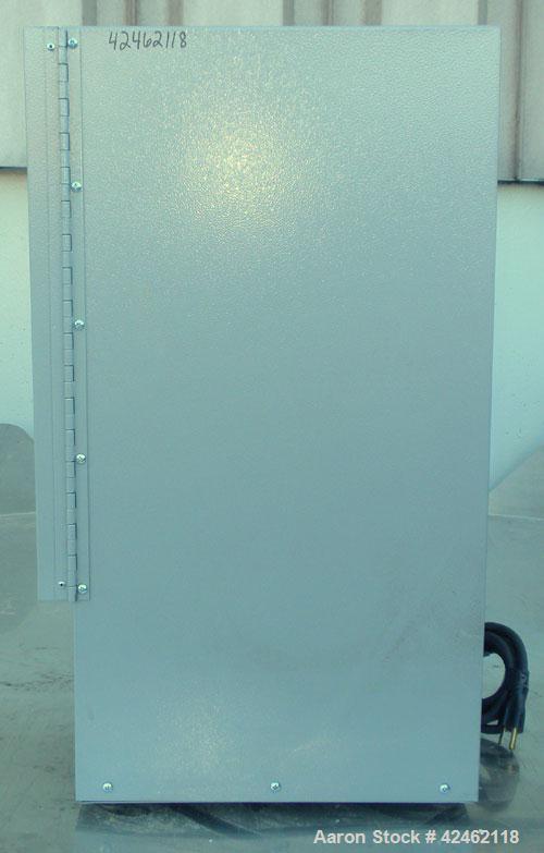 Used Quincy GC Series Lab Oven, Model 30GC, Carbon Steel. Temerature range 450 deg.f. (232 c). 1/60/115 volt, 1200 watts. Chamber 2 cubic feet, 18’’ wide x 15.63’’ tall x 12’’ deep. Hinged front door.
