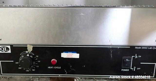 Used Quincy Lab Convection Oven, Model 30GC, 2 Cubic Feet Capacity