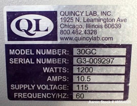 Used Quincy Lab Convection Oven, Model 30GC