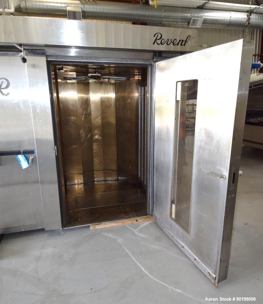 Used-Revent 620 Double Rack Natural Gas Oven, Model 1X1GS135G. Approximate chamber 55" wide x 48" deep x 75" tall. Single hi...