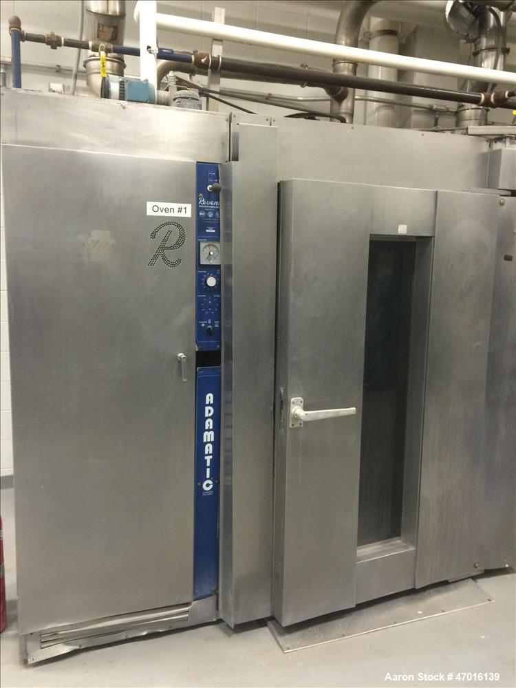 Used Revent Model 620U Double Rack Gas Oven Dryer.