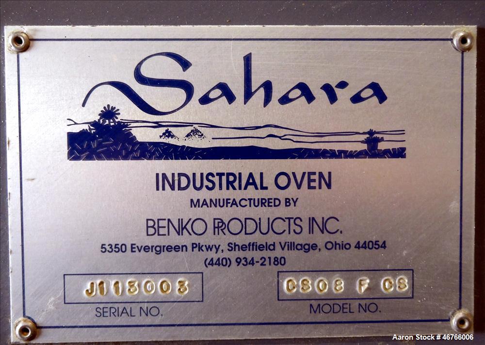 Used Benko Products Sahara Drum Heater, Model CS08-F-CS, Carbon Steel.