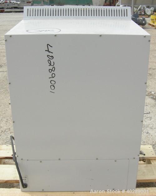 Used Scientific Products vacuum drying oven, 1 cubic foot capacity, model DP-32, 304 stainless steel. Chamber 12" wide x 12" tall x 12" deep. (2) shelves, provision for (4) total. 60 hz, 115 volt, 10...