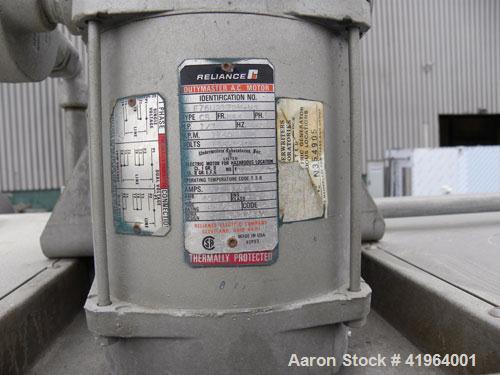 Used Stokes Drying Cabinet, Model 38-7, 304 stainless steel. Opening 40 wide x 63 tall x 30 deep. Includes a stainless steel roll out cart with (24) aluminum trays, 35 wide x 27 deep, spaced 1 apart....