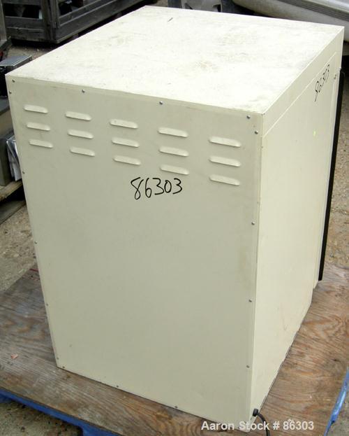 USED: VWR Scientific incubator, model 1540. Stainless steel interior 19" wide x 26" tall x 20" deep. Approx 5 cubic feet capacity. Hinged front door with inner glass door. 1/60/120 volt, 600 watt.