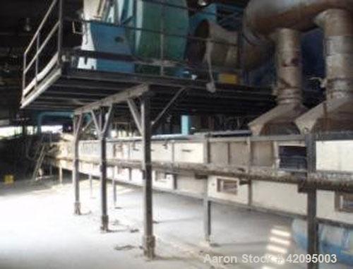 Used-Vaccari Kiln. Installed capacity is 37,674 square feet (3,500 square m) per day, max temperature is approximately 2246 ...