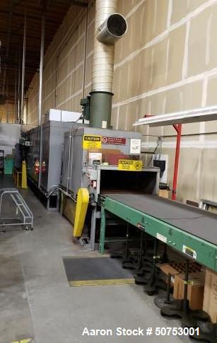 Used Wisconsin Oven Corporation Natural Gas Screen Print Oven