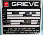 Grieve 323 Industrial Bench Oven – 4.4kW, 150°F Max Temp, 5 Shelves