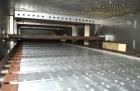 Used Dong Yang Food Machinery LPG Direct Cyclotherm Hybrid Oven. (3) Zones total, (1) direct heating section approximate 10.6m long, (2) indirect heating zones approximate 26m total. Baking length 37...