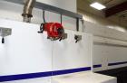 Used Dong Yang Food Machinery LPG Direct Cyclotherm Hybrid Oven. (3) Zones total, (1) direct heating section approximate 10.6m long, (2) indirect heating zones approximate 26m total. Baking length 37...