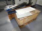 Used Dong Yang Food Machinery LPG Direct Cyclotherm Hybrid Oven. (3) Zones total, (1) direct heating section approximate 10.6m long, (2) indirect heating zones approximate 26m total. Baking length 37...