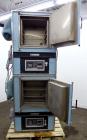 Used Blue M Dual Mechanical Convection Oven, Model DC-206C. (2) 304 Stainless steel chambers 20” wide x 20” high x 18” deep, 4.2 cubic feet interior volume each oven. Temperature range 343 degrees C....