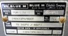 Used Blue M Mechanical Oven, Model POM-136F-1. 304 Stainless steel chamber 38” wide x 25” high x 20” deep. Temperature range 343 degrees C. / 650 degrees F. (2) Hinged front door. 3/60/240 volt. Incl...