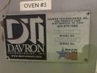Davron Technologies Model DTI-1177 Batch Drying Oven.