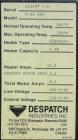 Used Carbon Steel Despatch Cabinet Oven, Model V-29-STD