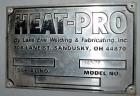 Used Heat-Pro Steam Drum Heating Cabinet, Model HPSC-24, Carbon steel. (24) 55 Gallon drum capacity, saturated steam up to 200 psig, 250 square feet heating surface. (3) Hinged front doors. Includes ...