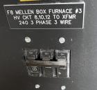 Usado- Horno Mellen Microtherm, modelo MTB16-16X16X16. Cámara aproximada 16' x 16' x 16'. Calentado eléctricamente. Controla...