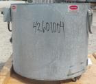 Used Ohmtemp 55 Gallon Drum Heater, model SWL-55-2301, carbon steel. Wrap-around design. Approximate 24