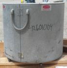 Used Ohmtemp 55 Gallon Drum Heater, model SWL-55-2301, carbon steel. Wrap-around design. Approximate 24