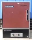 Used Precision Scientific Gravity Convection Oven, Model 16. Maximum operating temperature 225 Degrees C. (437 Degrees F). Chamber 14