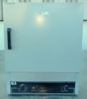 Used Quincy GC Series Lab Oven, Model 30GC, Carbon Steel. Temerature range 450 deg.f. (232 c). 1/60/115 volt, 1200 watts. Chamber 2 cubic feet, 18’’ wide x 15.63’’ tall x 12’’ deep. Hinged front door.