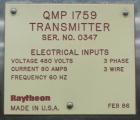 Used Stainless Steel Raytheon Radar Line Microwave Oven, Model QMP 1879B