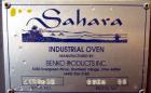 Used Sahara Electric Oven, 2 Door Design, Model #C3E4-1S. Stainless steel interior. Chamber dimensions with the doors closed is 33” Front to Back x 52” Left to Right x 75 ½” High. Panelmate PRO-LT co...