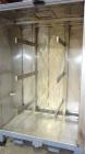 Used Benko Products Drum Hot Box, Model C6ECB-1S. 304 Stainless steel interior. Chamber dimensions with the doors closed is 33” Front to Back x 52” Left to Right x 75 ½” High.(2) Front hinged doors, ...