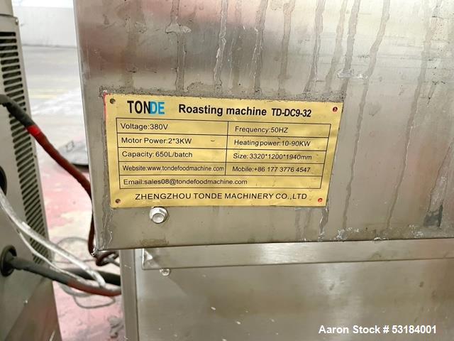 Unused Electromagnetic Roaster – Model TD-G650 | 650L Capacity | 0–400°C | 1 RPM | 3/50/380V | Zhengzhou Tonde