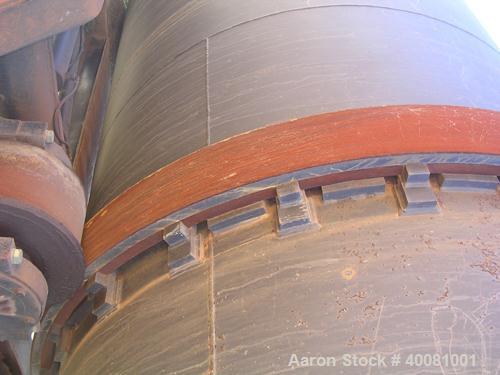 Unused-Used Portable Aggregate Dryer. 8’ diameter X 36’ long, Carbon steel construction. Dryer was rebuilt in 2005, Fully Flighted, 75 HP Saddle chain drive, 75HP Siemens premium efficiency motor. In...