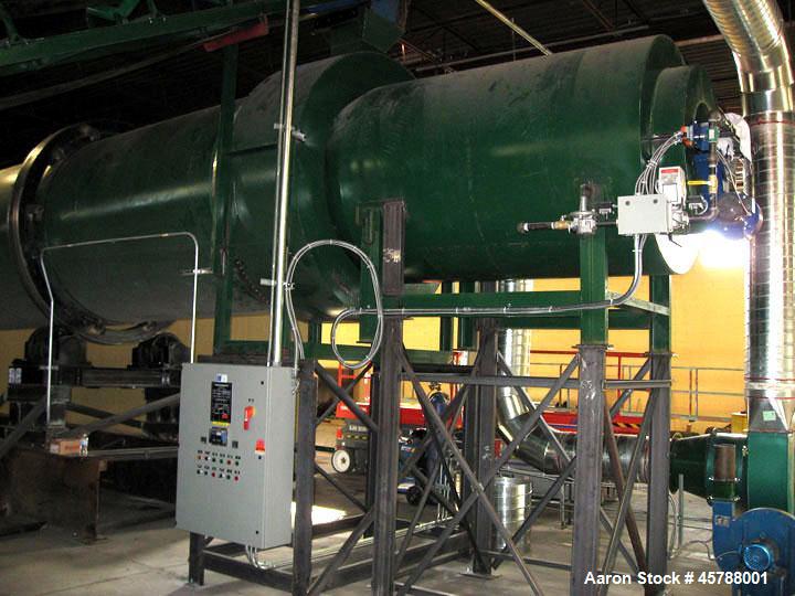 Unused - Rotary Drum Dryer System. Features: #2 6.6' diameter x 56' long. Heavy carbon steel duty drum construction (2 piece shell). Internal lifters, riding rings, thrust roller, feed chute. Rotary ...