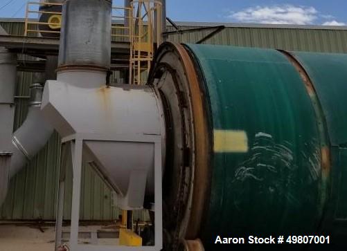 Used 31' Single Pass Drum Dryer. Carbon Steel.