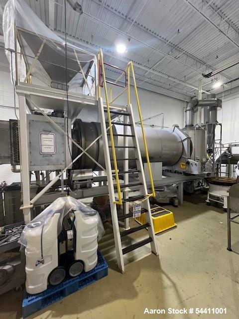 Used Aeroglide Rotary Dryer – Model R1-60-15 NSX, Stainless Steel