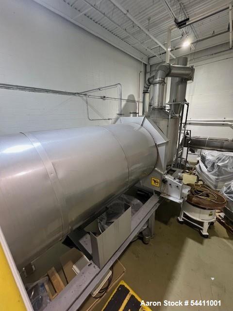Used Aeroglide Rotary Dryer – Model R1-60-15 NSX, Stainless Steel