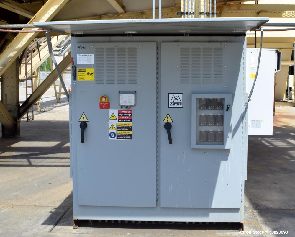 Used Astec Rotary Tube Type Indirect Dryer, Model WPD-10829