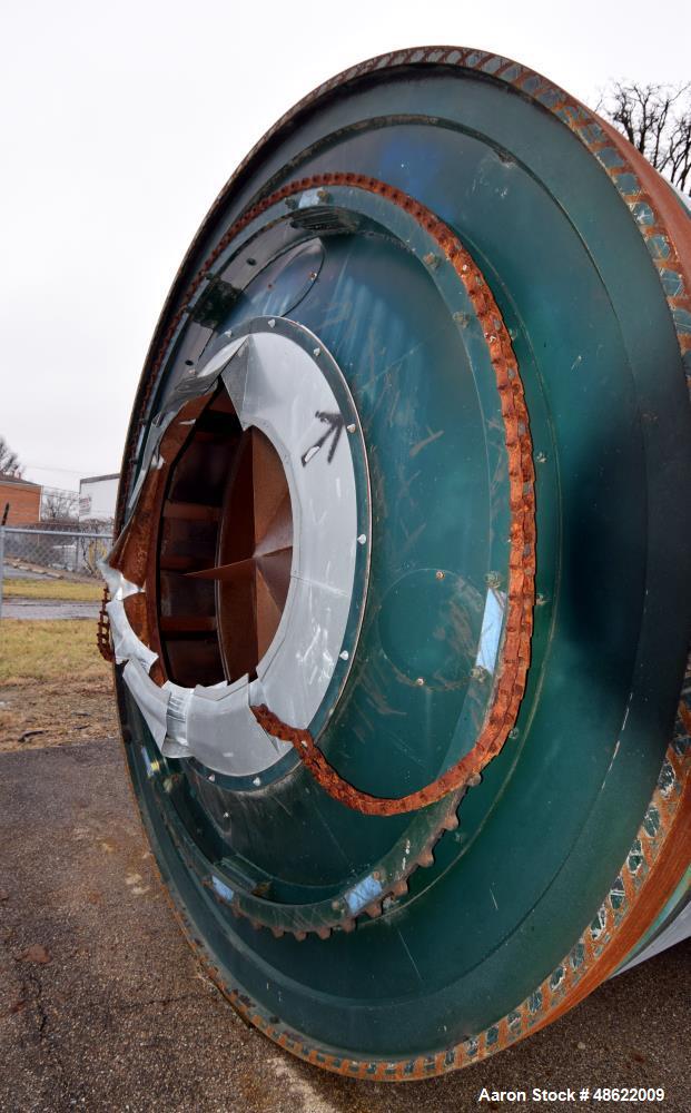 Used Baker-Rullman 105-32 Rotary Air Dryer.
