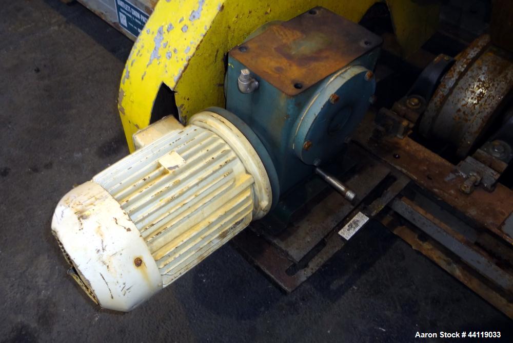 Used Bartlett-Snow Rotary Hot Air Dryer, 316 Stainless Steel. Rated approximate 1500 pounds an hour depending on product. Horizontal chamber 24" diameter x 150" long overall length. Approximate 126 l...