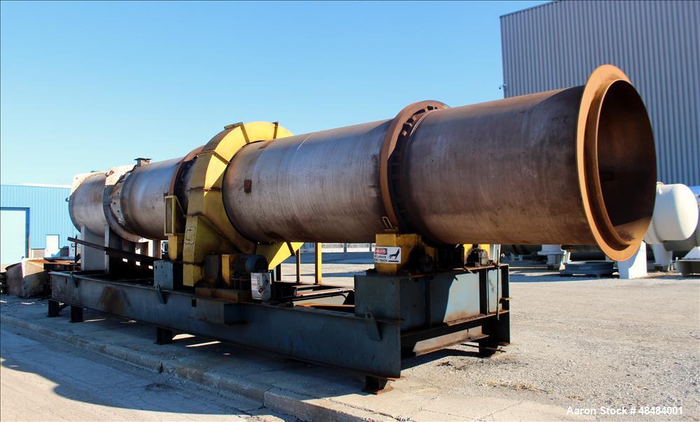 Used Didion Type Rotary Dryer, Carbon Steel.