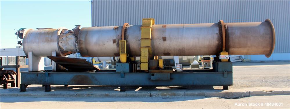 Used Didion Type Rotary Dryer, Carbon Steel.
