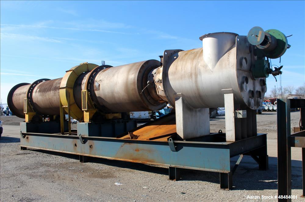 Used Didion Type Rotary Dryer, Carbon Steel.