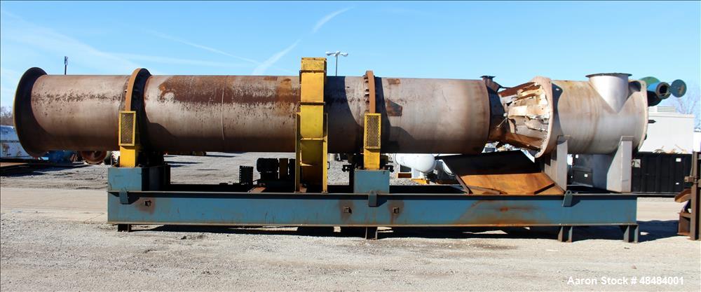Used Didion Type Rotary Dryer, Carbon Steel.