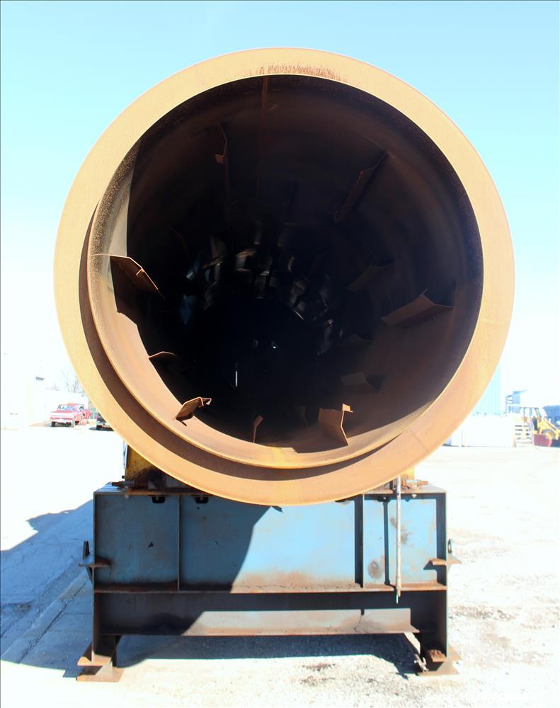 Used Didion Type Rotary Dryer, Carbon Steel.
