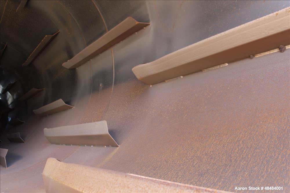 Used Didion Type Rotary Dryer, Carbon Steel.
