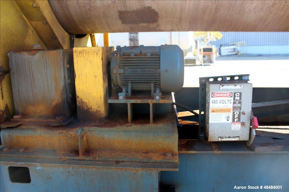Used Didion Type Rotary Dryer, Carbon Steel.